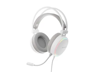 Genesis Neon 613 G2 Auricular Gaming - Altavoz 50mm - Microfono de Condensador - RGB - Jack 3.5 - Color Blanco