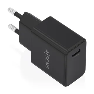 Aisens Cargador Gan 20W - 1xUSB-C PD3.0 - Color Negro