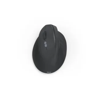 Hama EWM-500L Raton Optico Inalambrico para Zurdos 1600dpi - Ergonomico - 7 Botones - Rango 10m - USB-A RF 2.4GHz - 8.6x7.1x11.5cm - Color Negro