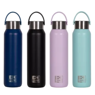 Oxford B-2Go Botella Isotermica 600ml - Doble Pared Aislante y Recubrimiento Ceramico Interior - Colores Surtidos · Pack de 8 uds.