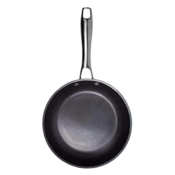 Cecotec Polka Fantasy Silver Sarten de Aluminio Forjado de 24cm - Antiadherente - Libre de PFOA - Mango en Acero Inoxidable - Apta para Horno hasta 230°C - Compatible con Induccion - Color N