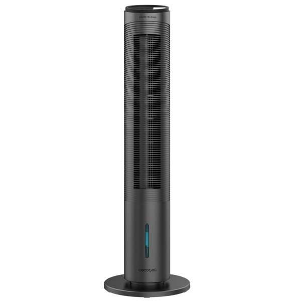 Cecotec EnergySilence 2000 Cool Tower Smart Climatizador Evaporativo de Torre - 60W - Deposito 2L - LED - Temporizador - 3 Velocidades - Caudal de 800m3/h - Enfriadores - 30x30x104cm - Color