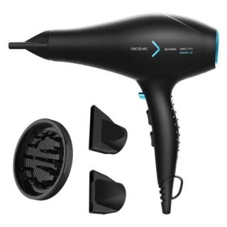 Cecotec IoniCare 5350 Powershine Ice Secador de Pelo - Potencia 2600W - Tecnologia con Iones - Temperatura Regulable - 2 Concentradores - Difusor - Velocidad Ajustable - Cable de 3m - Color