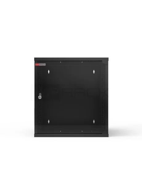 WP RWA-15604-B Armario Mural 15U - Puerta de Cristal - Cerradura de Seguridad - 540x450x720mm - Color Negro