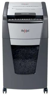 Rexel Optimum Autofeed 300M Destructora Automatica de Microcorte - Alimentacion Automatica de Hasta 300 Hojas - Micro Corte P-5 - Negro