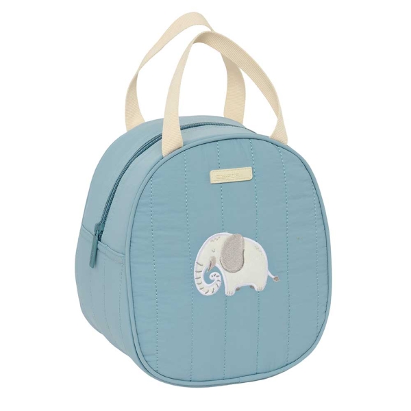 Safta Elefante Neceser Termo de 5.85L - Interior Forrado en Aluminio - Asa Superior - 190x140x220mm - Color Azul