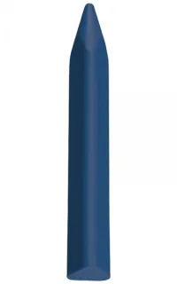 Jovi Triwax Estuche de 12 Ceras - Triangulares - No Manchan - Resistentes - Trazo Suave - Facil Agarre - Apto para Sacapuntas - Libre de Alergenos - Color Azul
