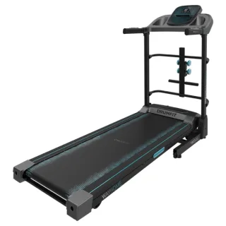 Cecotec DrumFit WayHome 1700 Sprint Cinta de Correr Plegable - 1100W - Mancuernas y Abdominales - Ruedas - Velocidad hasta 17km/h - Inclinacion Motorizada - Superficie 130x44cm - Color Negro