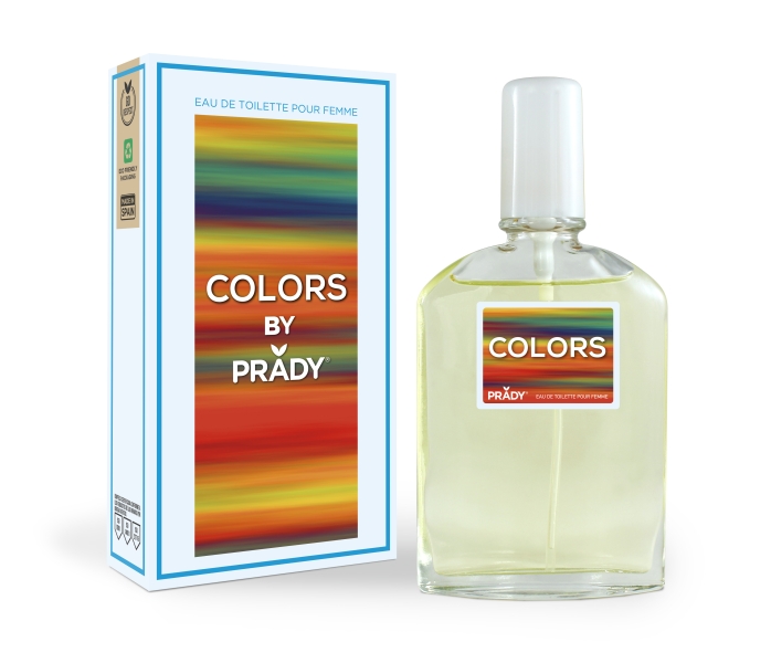 Prady Colonia de Mujer Colors - Frasco de 90 ml - Spray Pulverizador