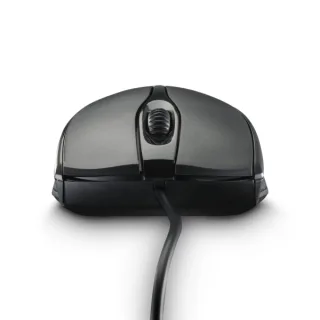 Hama Mc-200 Raton Optico 1000dpi - Cable 150cm - 3 Botones - Uso Ambidiestro - 6.4x3.7x11.4cm - Color Negro