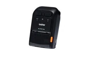 Brother RJ-2055WB Impresora Termica Portatil de Etiquetas WiFi, Bluetooth y USB - Resolucion 203ppp - Velocidad 101mms - Color Negro