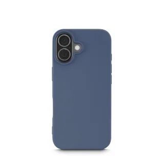 Hama Fantastic Feel Funda para iPhone 17 - Antiadherente Anti-Suciedad - Poliuretano Termoplastico - Bordes Elevados - Color Azul
