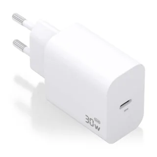 Aisens Cargador GaN 30W 1xUSB-C PD3.0 Blanco