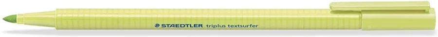 Staedtler Triplus Textsurfer 362 Rotulador Fluorescente - Trazo entre 1 a 4mm aprox. - Tinta Base de Agua - Color Verde Lima · Pack de 10 uds.