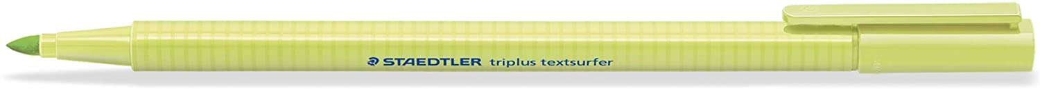 Staedtler Triplus Textsurfer 362 Rotulador Fluorescente - Trazo entre 1 a 4mm aprox. - Tinta Base de Agua - Color Verde Lima · Pack de 10 uds.