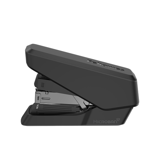 Fellowes Grapadora Sin Esfuerzo de Media Carga para Hasta 40 Hojas - Diseño Duradero y Libre de Atascos - Proteccion Antibacteriana Microban - Utilizable con Grapas 24/6 y 26/6