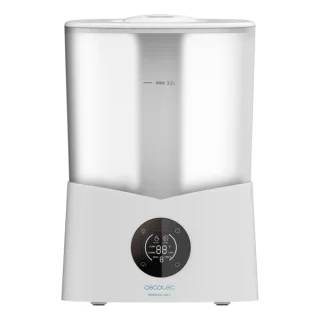 Cecotec BreezeCare 2600 Light Smart Humidificador de Aire - 25W - Deposito 3.2L - 260ml/h - Cobertura hasta 40m2 - Tactil - 3 Velocidades - Temporizador - LED - 19.8x18x29cm - Color Blanco