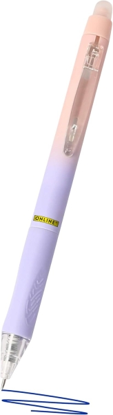 Online MagiXX Design Peach Blossom Boligrafo de Tinta Gel Borrable - Retractil - Trazo de 0.7mm - Cartucho Reemplazable - Tinta Azul - Uso Ambidiestro - Multicolor · Pack de 3 uds.