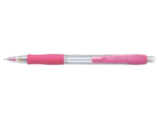 Pilot Portaminas SuperGrip H185 - Trazo 0.5mm - Mina HB - Cuerpo Rosa · Pack de 12 uds.
