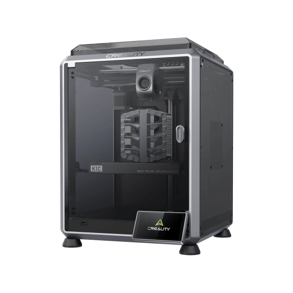 Creality K1C Impresora 3D Cerrada - Volumen 22x22x25cm - CoreXY, 12X Super Rapido - Camara IA Observadora - Purificacion Duradera y Modo Silencioso - Soporta Filamentos de Fibra de Carbono