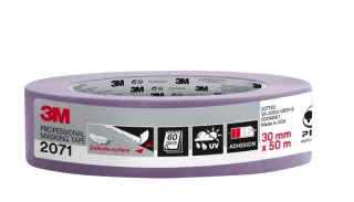 3M Cinta de Enmascarar para Superficies Delicadas - 30mm x 50m - 70% PEFC - Color Lavanda