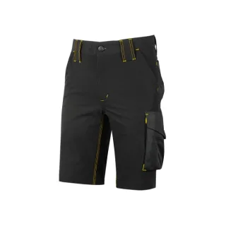 Upower Mercury Lady Pantalon Corto Elastico - Talla 2XL - Repelente al Agua, Alta Transpirabilidad, Secado Rapido, Multiples Bolsillos, Cintura Ajustable, Proteccion DPI1, Slim Fit - Color N