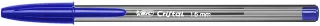 Bic Cristal Large Boligrafo de Bola - Punta Gruesa de 1.6mm - Trazo de 0.60mm - Tinta con Base de Aceite - Translucido - Color Azul · Pack de 50 uds.