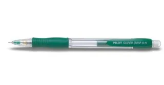 Pilot Portaminas SuperGrip H185 - Trazo 0.5mm - Mina HB - Cuerpo Verde · Pack de 12 uds.