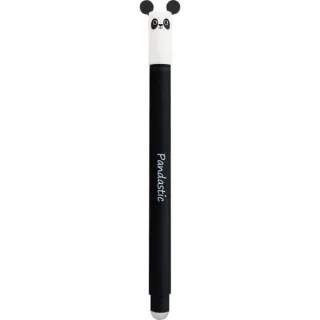 Eberhard Faber Animal Erase It! Boligrafo Borrable Tinta Gel Azul - Trazo 0.7mm - Tacto Soft - Diseño Panda · Pack de 6 uds.