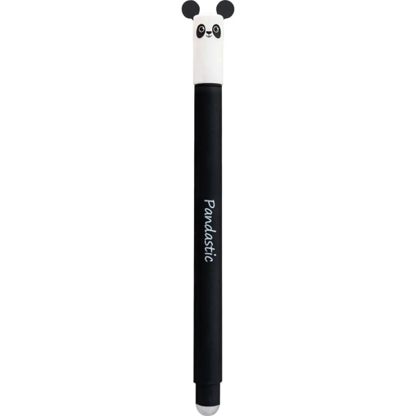 Eberhard Faber Animal Erase It! Boligrafo Borrable Tinta Gel Azul - Trazo 0.7mm - Tacto Soft - Diseño Panda · Pack de 6 uds.