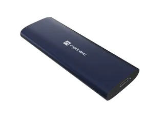 Natec Rhino Lite M.2 Caja Externa para Discos SSD M.2 - NVME/PCIe - USB-C 3.2 - Compatible con Discos de Hasta 10TB - Color Azul