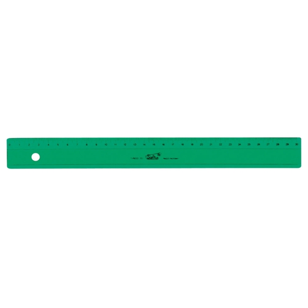 Safta Regla de 30cm - Graduada - Color Verde