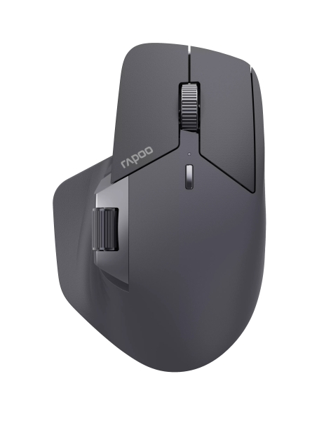 Rapoo MT760LW Raton Inalambrico - Bluetooh y 2.4GHz - 4000 DPI - Bateria Recargable Ecologica - Color Negro