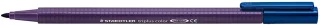Staedtler Triplus Color 323 Rotulador de Punta Fina - Trazo 1mm Aprox - Tinta Base de Agua - Color Azul Indigo · Pack de 10 uds.