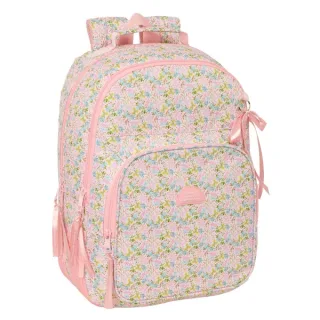 Safta Vmb Mochila con 2 Compartimentos - Cantoneras Antirozaduras - Adaptable a Carro - Bolsillo Frontal - Portabotellas - Tirador Doble - Hombreras Ergonomicas - 20L - 320x150x420mm - Color