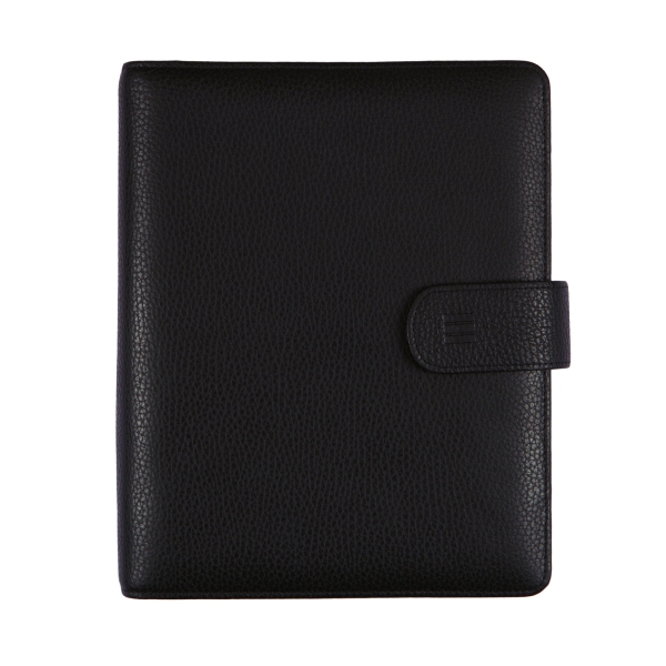 Finocam Open Piel Andrea Agenda Organizador - Anual 2026 - Formato 1000 - 205x43x249mm - Semana Vista en Vertical - Color Negro