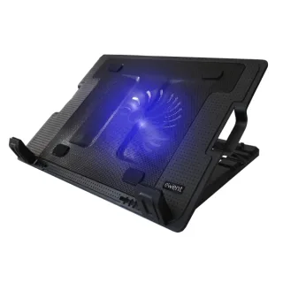 EWENT EW1258 Soporte Ventilador Portatil 17"+2 USB