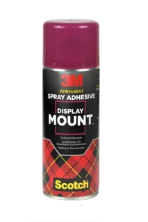 Scotch Display Mount Adhesivo en Spray 400ml - Union Permanente y Duradera - Color Transparente