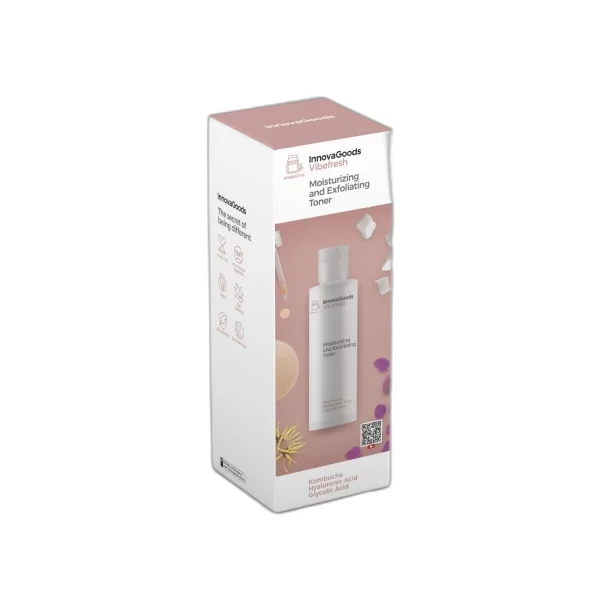 Innovagoods Vibefresh Tonico Facial Hidratante y Exfoliante de Kombucha - Contenido 150ml - Vegano - Uso Diario - No Testado en Animales