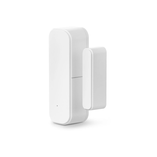 Hama Detector de Puertes y Ventanas Inteligente - Compatible con Asistentes de Voz - Control por App - WiFi - Instalacion con Tornillos o Adhesivo - Color Blanco