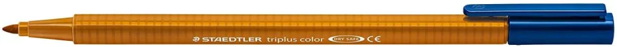 Staedtler Triplus Color 323 Rotulador de Punta Fina - Trazo 1mm Aprox - Tinta Base de Agua - Marron Claro · Pack de 10 uds.