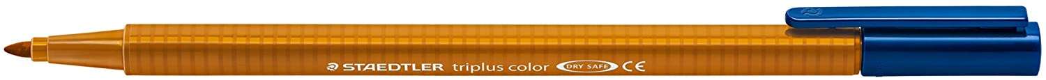 Staedtler Triplus Color 323 Rotulador de Punta Fina - Trazo 1mm Aprox - Tinta Base de Agua - Marron Claro · Pack de 10 uds.