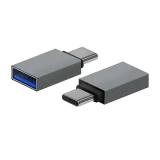 Aisens Mini Adaptador USB 3.2 Gen1 3A CM-AH Gris