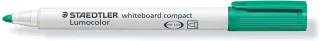 Staedtler Lumocolor 341 Marcador para Pizarra Blanca - Punta Biselada 1 - 2mm Aprox - Secado Rapido - Color Verde · Pack de 10 uds.