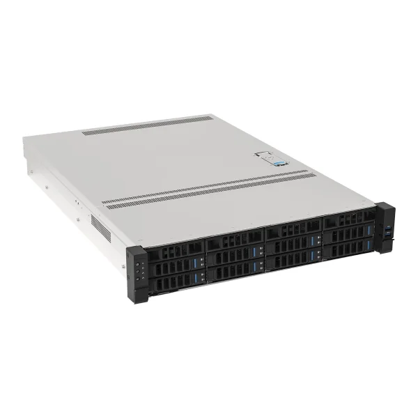 Unykach UK2129 Caja Rack 2U 19" - 8 x Bahias Hot-swap 2.5"o 3.5" Frontales - 2 X USB-A 3.0 - Color Negro