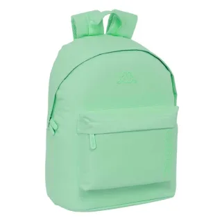 Safta Kappa Basics Mochila para Portatil hasta 14.1" - Bolsillo para Tablet - Tirador Doble - Hombreras Ergonomicas - Espalda Transpirable - 20L - 310x160x410mm - Color Menta