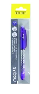 Online MagiXX Classic Boligrafo de Tinta Gel Borrable - Trazo de 0.7mm - Cartucho Reemplazable - Presentado en Blister - Uso Ambidiestro - Color Lila · Pack de 6 uds.
