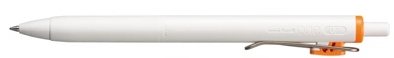 Uni-ball UMN-S-07 Boligrafo de Tinta Gel Retractil - Punta de Bola 0.7mm - Escritura Ultra Fluida - Agarre Suave y Comodo - Color Naranja · Pack de 12 uds.
