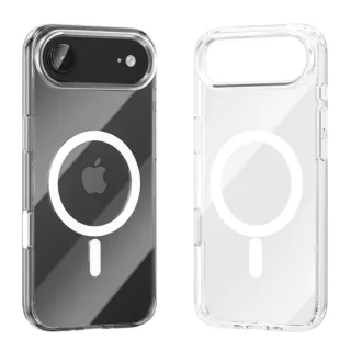 Vention Concise Impact Funda Rigida para Iphone 17 Air - Anillo Magnetico MagSafe - Compatible con Carga Inalambrica - Resistente al Amarilleo - Color Transparente