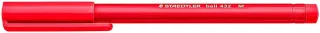 Staedtler Ball 432 Boligrafo Punta de Bola - Punta 0.45mm - Tinta Indeleble - Color Rojo · Pack de 10 uds.